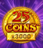 25 Coins x3000