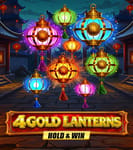 4 Gold Lanterns Hold & Win